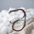 Steady Flame Necklace | Garnet · Aventurine · Black Agate | Ignite · Afterglow – YUNORI