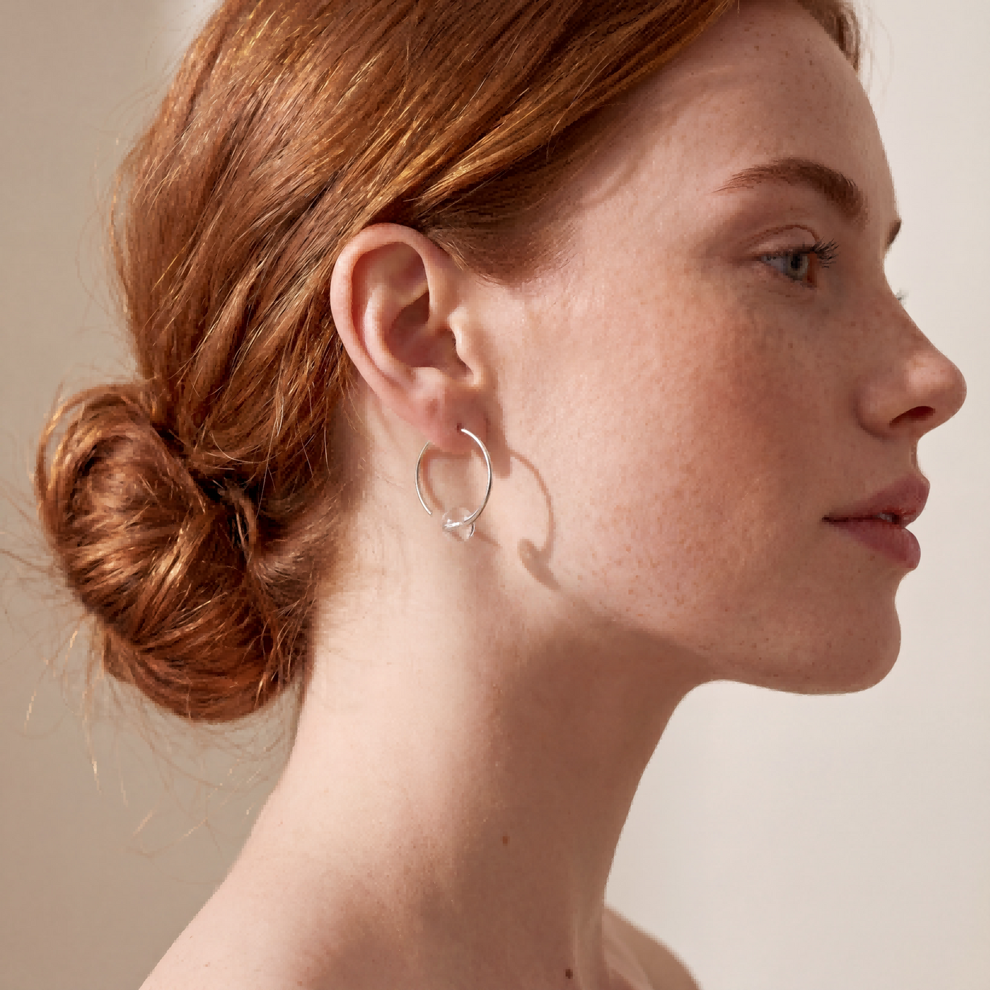 Clarity & Light Hoops | Clear Quartz | Clarity · Cirrus – YUNORI