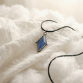 Still Point Pendant | Blue Kyanite | Flow · Stratus – YUNORI