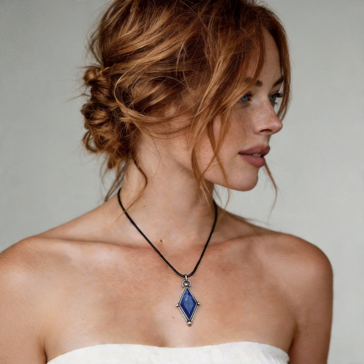 Still Point Pendant | Blue Kyanite | Flow · Stratus – YUNORI