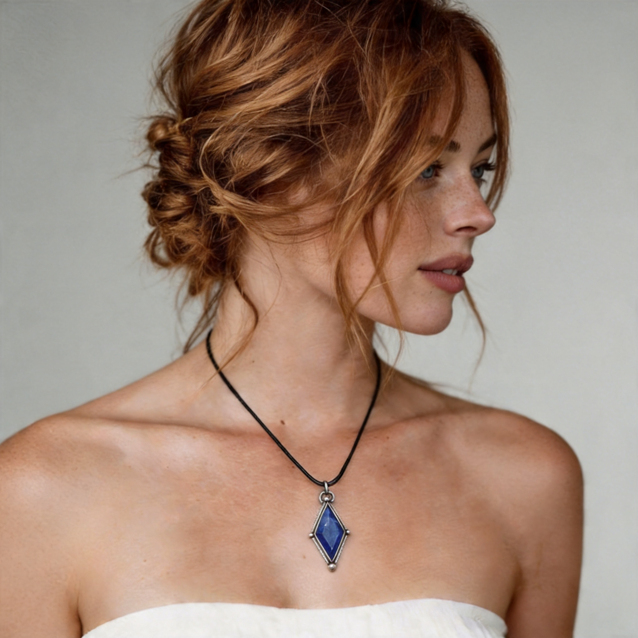 Still Point Pendant | Blue Kyanite | Flow · Stratus – YUNORI