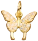 YUNORI DIY · Butterfly Gold-tone Zircon