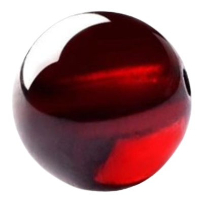 YUNORI DIY Bead · Red Garnet