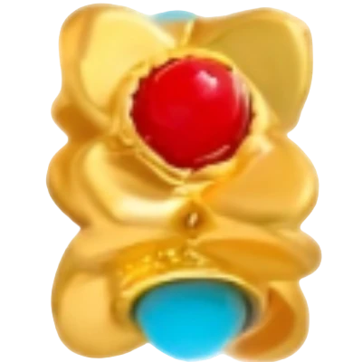 YUNORI DIY · Flower Spacer Red Blue